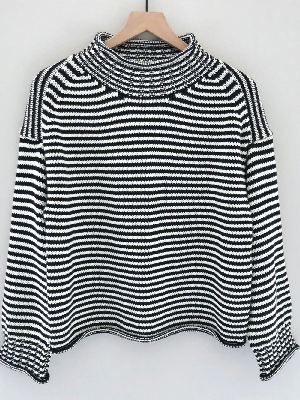 NWT J.Crew 2025 Rollneck Sweater in Stripe